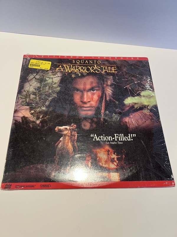 Squanto A Warrior's Tale Letterbox Laser Disc Brand