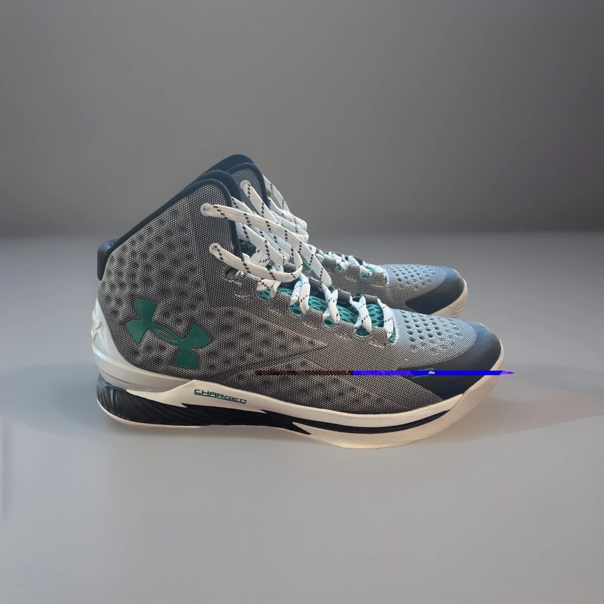 Under Armour Curry 1 Golf White Black for sale | eBay