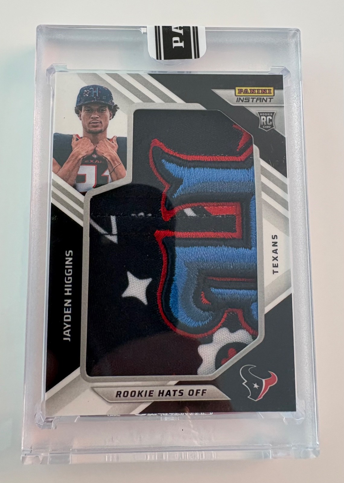 Jayden Higgins 2025 Panini Rookie Hats Off 1/1 & 2/2 Only 1 in Existence RC 🔥 view 5