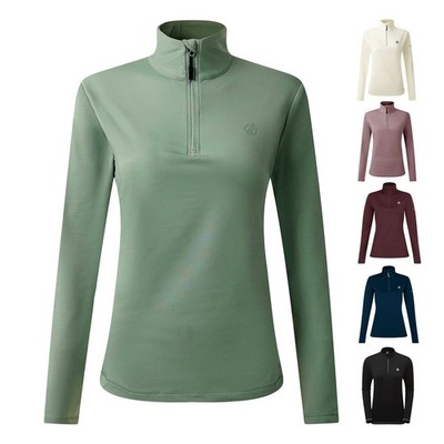 Dare2B Damen Skipullover Midlayer Funktionsshirt Outdoorshirt Lowline II Stretch