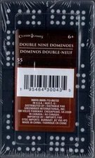 DOUBLE NINE DOMINOES - 55 Pieces, Greenbrier International, New/Sealed