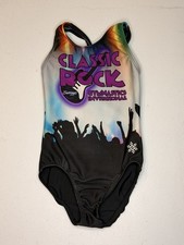 SNOWFLAKE Gymnastics Leotard Child Small CS Classic Rock Invitational Pre-owned