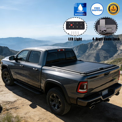 #ad #ad 5.7Ft Rear Truck Bed Tonneau Cover Retractable For 2009 2024 Dodge RAM 1500 $509.99