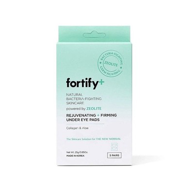 Fortify+ Natural Germ-Fighting Skincare - Firming Under Eye Pads 5 Pairs 