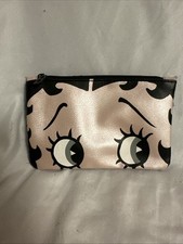 Borsa trucco Ipsy Betty Boop con paillettes nere