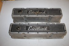 Edelbrock Tall Sbc Valve Covers Ump Imca Wissota Asa Arca Chevy Hot Rod 350 400