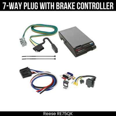 Reese RV 7-Way Wiring Brake Control For 10-17 Equinox Terrain w/ OEM Tow Package