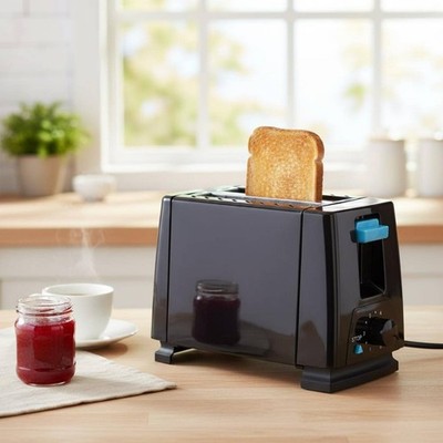 2-Schlitz-Toaster leicht zu reinigen Mini-Toaster einstellbare Bräunungsstufen