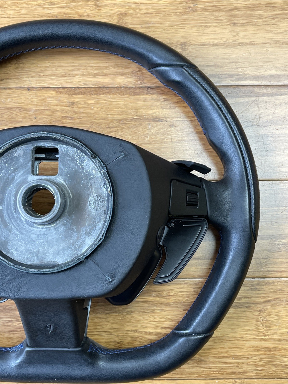 2018-2020 Ferrari Portofino F164 Steering Wheel Black and Blue Leather OEM