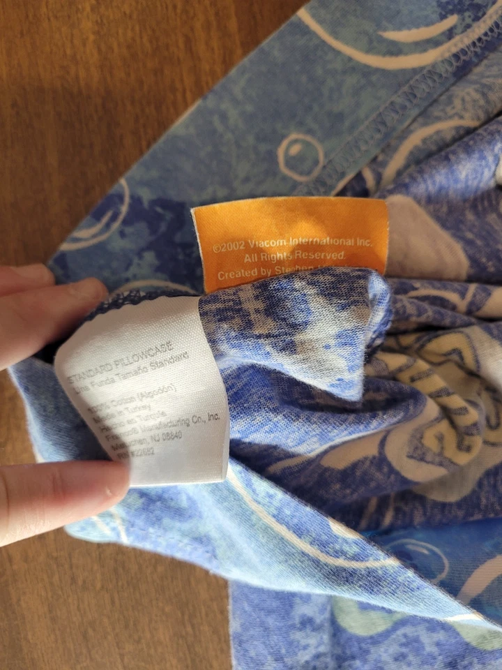 SpongeBob Square Pants Nickelodeon Standard Pillowcase 2002 - Image 4 of 4