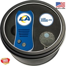 Team Golf NFL Los Angeles Rams Switchblade Divot Tool Cap Clip Set