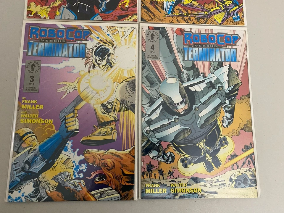 ROBOCOP VS TERMINATOR #1-4 Dark Horse Comics (1992) Complete Set - Image 2 of 3