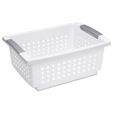 Sterilite Medium Sized White Stackable Storag...
