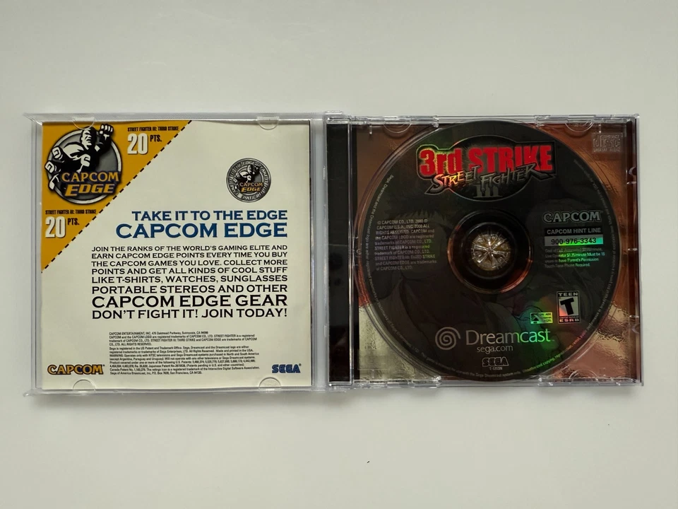 Street Fighter III 3rd Strike Sega Dreamcast - NTSC-U/C USA VGC CIB with Reg - Image 4 of 4