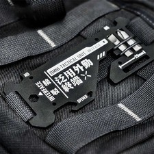 Sistema MOLLE Herramienta Tarjeta Táctica Mochila Accesorios Portátil Lote Cabezal Almacenamiento