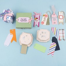 4 Shapes Label Corner Punches for DIY Card Making Craft Scrapbooking