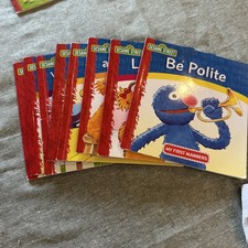 Sesame Street Elmo Manners Books for Kids, Toddlers - Set of 8 Manners Education