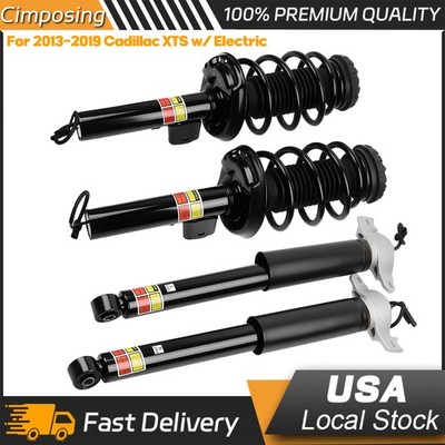For Cadillac XTS 2013-2019 Front &Rear Shock Struts w/Electric 84547551 84326294