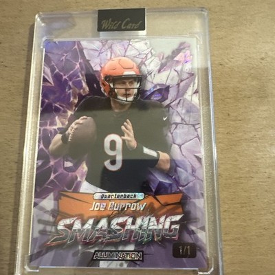Joe Burrow- #d1/1 !!! 2026 Wild Card Alumination Smashing Bengals SSP