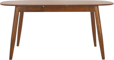 Arran Walnut Brown Extendable Dining Table for 6 - Modern Rectangular Design