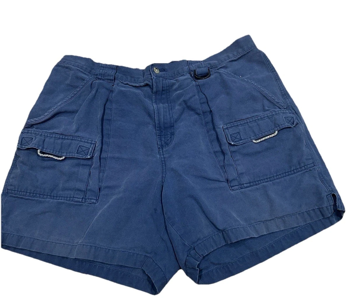 Short Columbia en coton bleu marine W44 54FR neuf avec étiquette