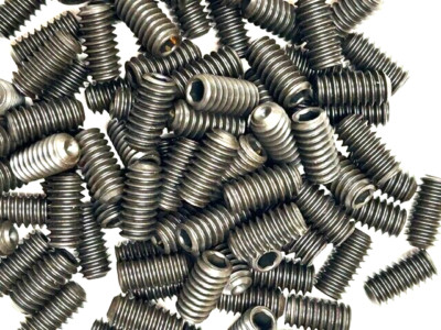 1/4-20 x 1/2 HEX SOCKET SET SCREWS CUP POINT BLACK OXIDE ALLOY STEEL 100 PIECES