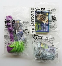 MIP LOT 3 Arby's 2001 YUCKY STUFF Garbage Trash Tales BUG SMASH Card Game TOYS