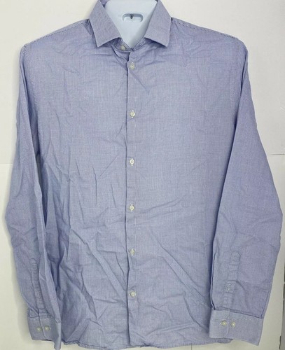 h&m blue dress shirt