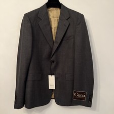 Gucci GG Men’s Wool Suit Grey - Size 50 R - Brand new - UK only