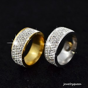 Men-039-s-18K-Gold-Silver-Plated-Ring-Fully-flashy-Square-Cluster-Hip-Hop-Pinky