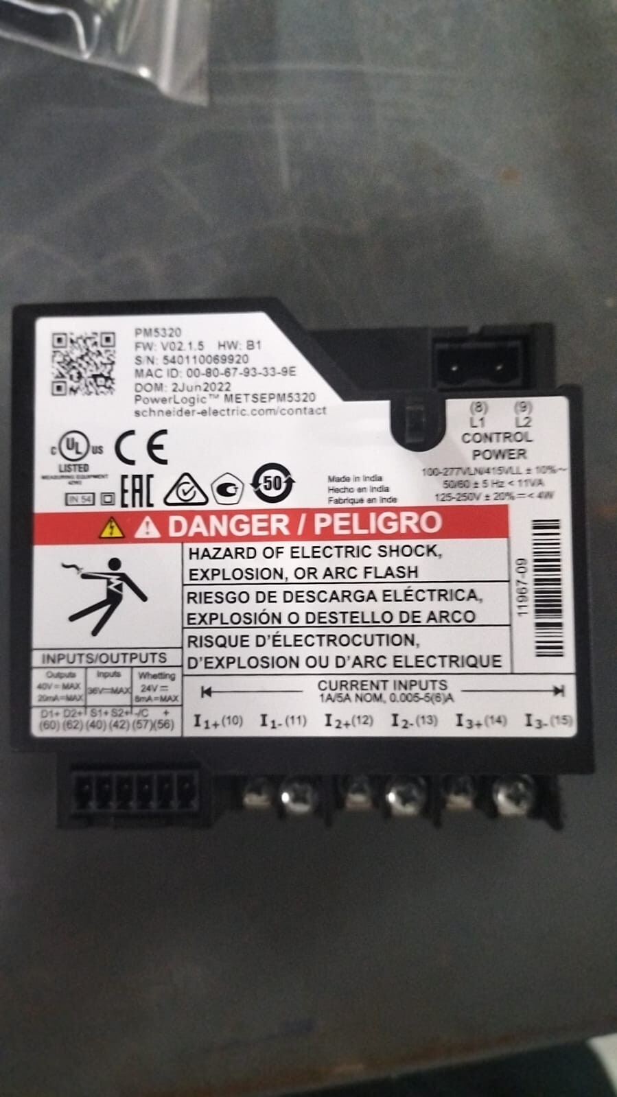 New Schneider electric meter METSEPM5320 BRAND NEW eBay