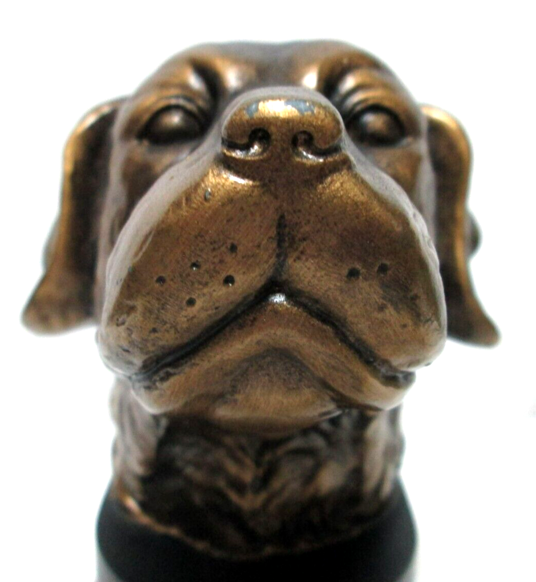 Dog Head Statue Figurine Sculpture Bookend Bronze Heavy 5 lbs eBay