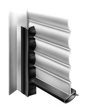 Roller shutter door kit for the sides and bottom, Clip onto Sides, Fit to TBAR