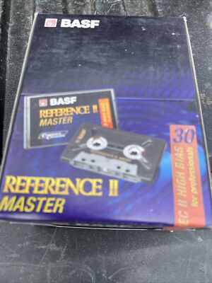 BASF 30 Il Reference  Master Fantastic Sound for CD - 10 Sealed Cassette!