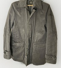 Strellson Luxury Men's Gray Nylon Winter Jacket Size 40 US 50 EU Slim Medium 