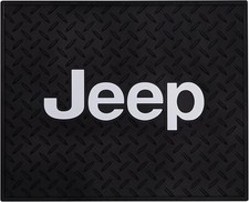 Plasticolor Jeep Diamond Plate Design Utility Rear Floor Mat