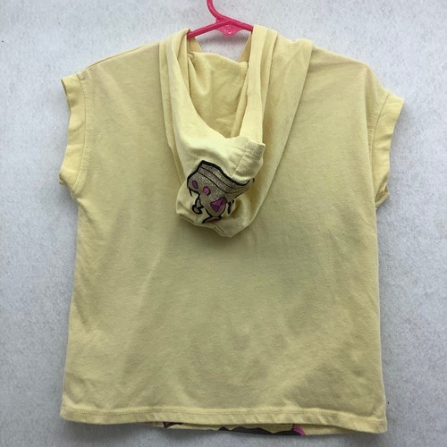 LOL Surprise! Girls' Hooded Top Cute Graphic Tee Shirt Yellow XS - Picture 7 of 8