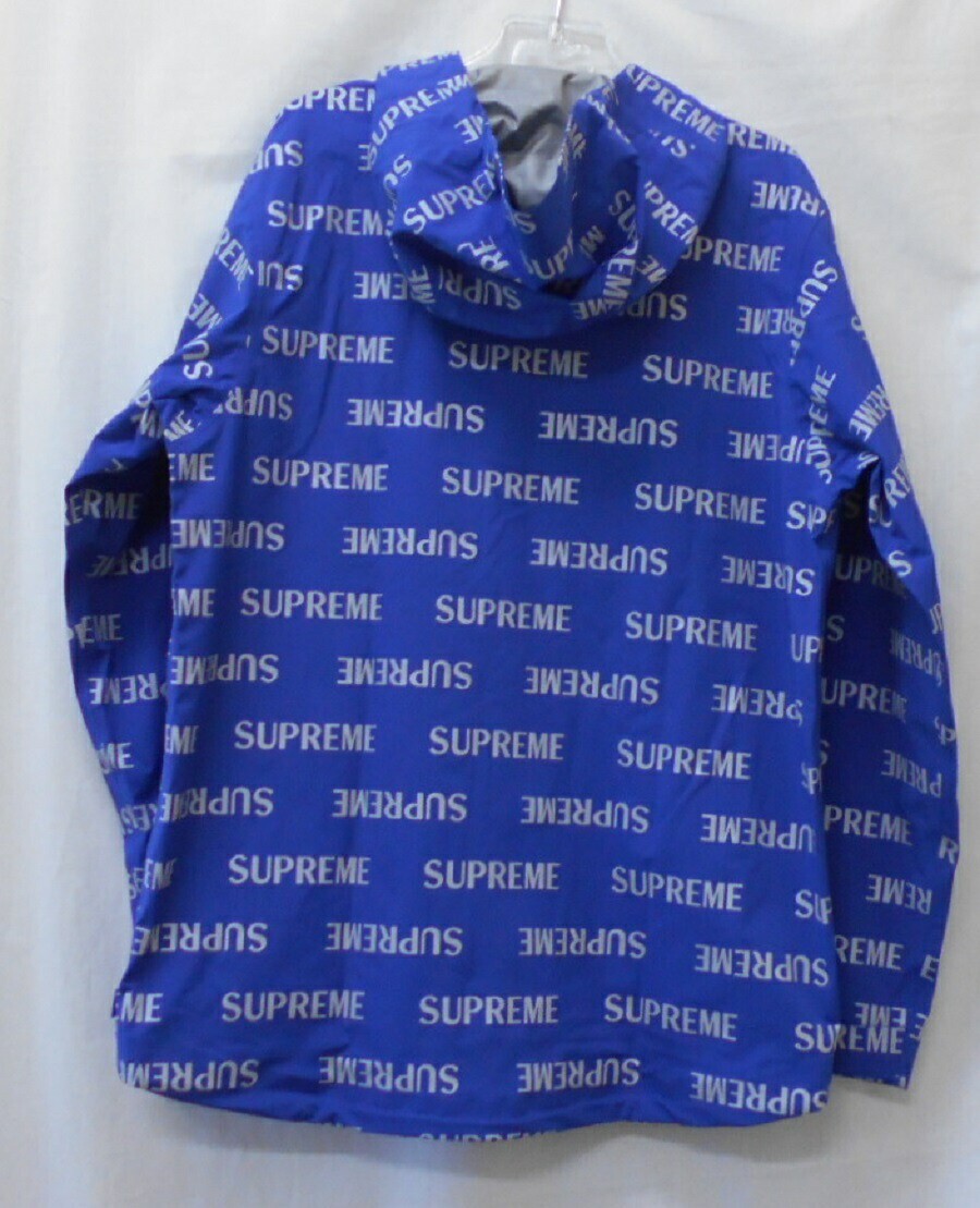 Supreme 16AW 3M Reflective Repeat Taped Seam Jacket Logo Supreme 16AW 3M Reflective Repeat Taped Seam Jacket Logo