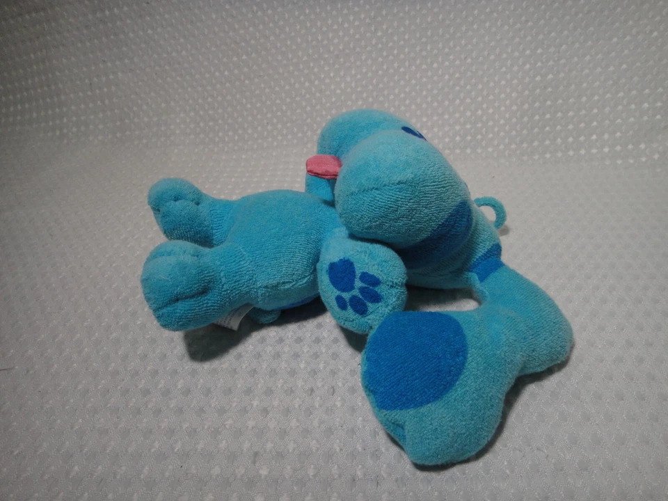 Figura de peluche de peluche azul vintage 1998 Tyco Blues Clues Beachtime 39665 Foto 4 de 4