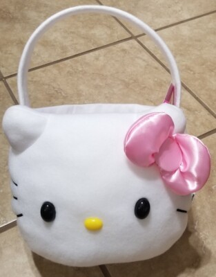 Hello Kitty Plush Easter Basket / Bucket