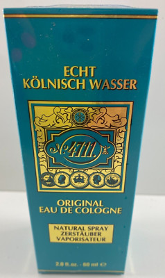 4711 Original Eau de Men Cologne Natural Spray 2 fl oz SEALED