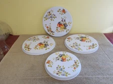 VGT NOS SET-4 ELETRIC STOVE BURNER COIL METAL COVER SFRUIT FLORAL DESIGN STYLE