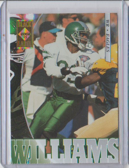 1995 Collector's Edge Black Label #159 Calvin Williams Philadelphia Eagles