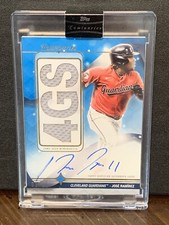 Jose Ramirez 2023 Topps Luminaries Home Run Kings Auto Relic 01/10 Cleveland