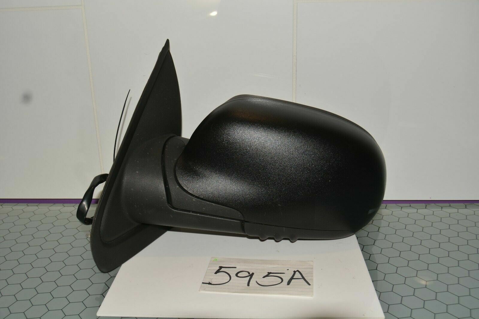 02 03 04 05 06 07 08 09 Envoy DRIVER Side Mirror Used Power Black Texture #595-A