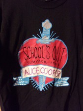 Vintage Alice Cooper Shool's Out Summer 1996 Concert Tour T-Shirt XL Polygram 