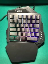 HXSJ V100 Gaming Keyboard One-Handed Wired Keyboard LED for PUGB Mechanical B1H3