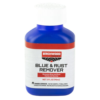 Birchwood Casey Blue & Rust Remover Liquid 3oz Rust & Blue Remover Blister Card