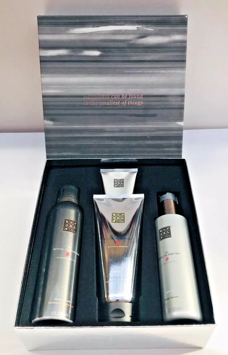 The Ritual Of Samurai groomed to perfection giftset. 4 invigorating bestsellers