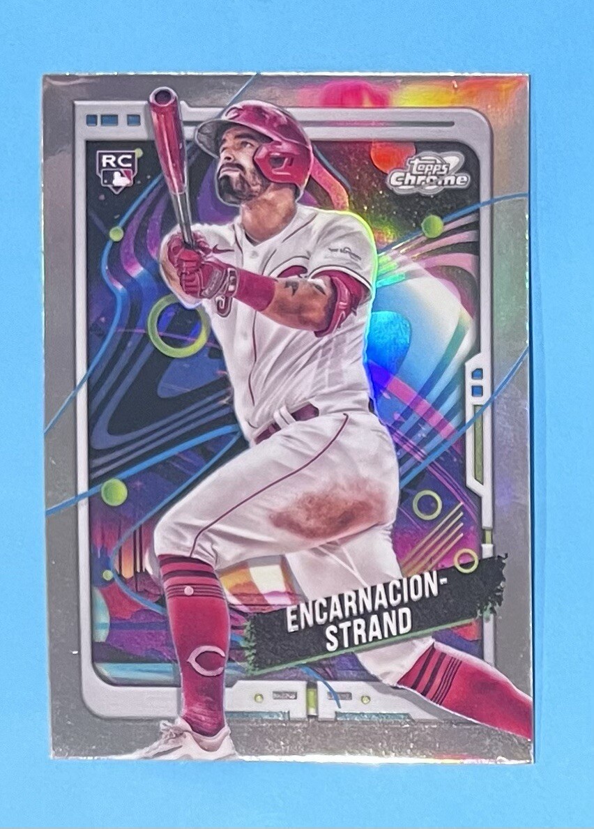 2024 Topps Chrome Cosmic Christian Encarnacion-Strand Refractor Rookie #33 Mint